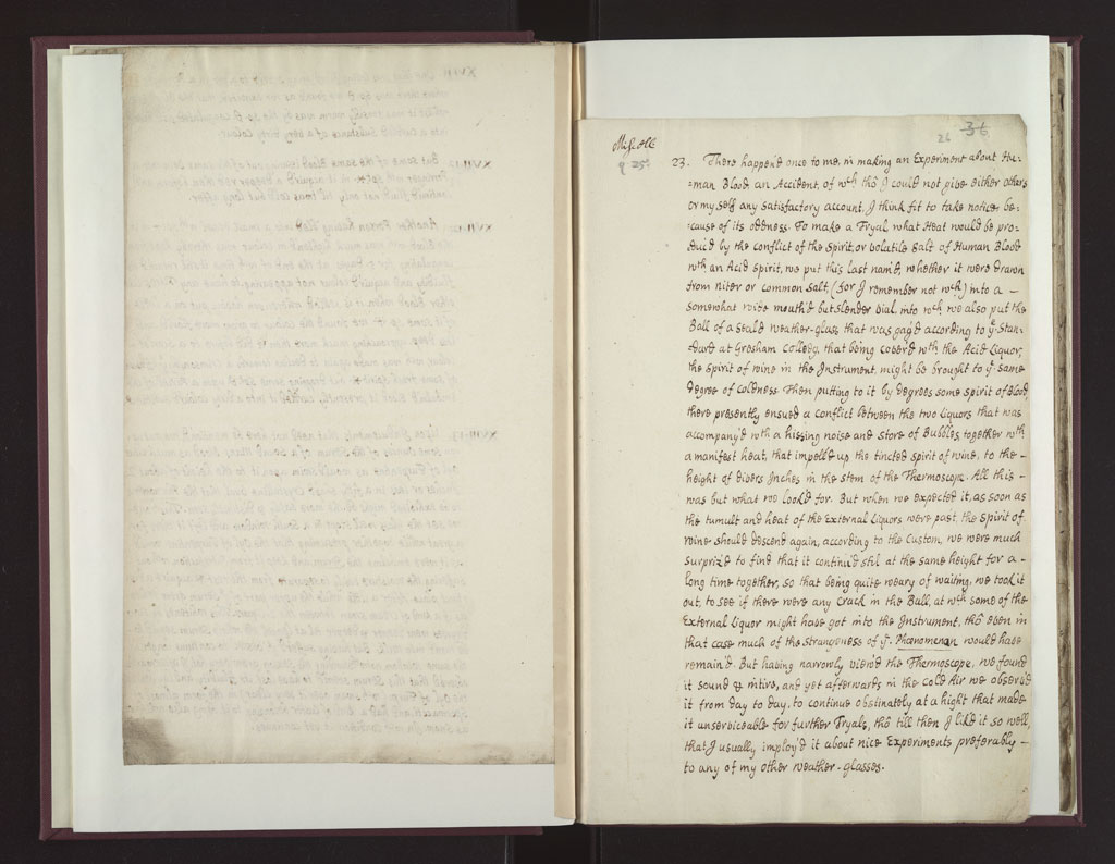 Boyle Papers Volume 18 Fol. 25v-26r