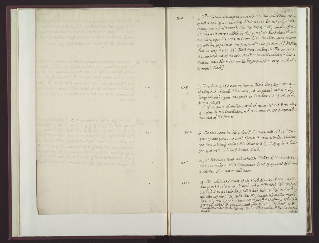 Boyle Papers Volume 18 Fol. 27v-28r