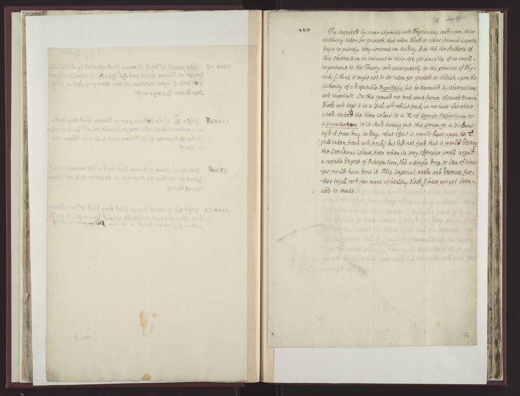 Boyle Papers Volume 18 Fol. 37v-38r