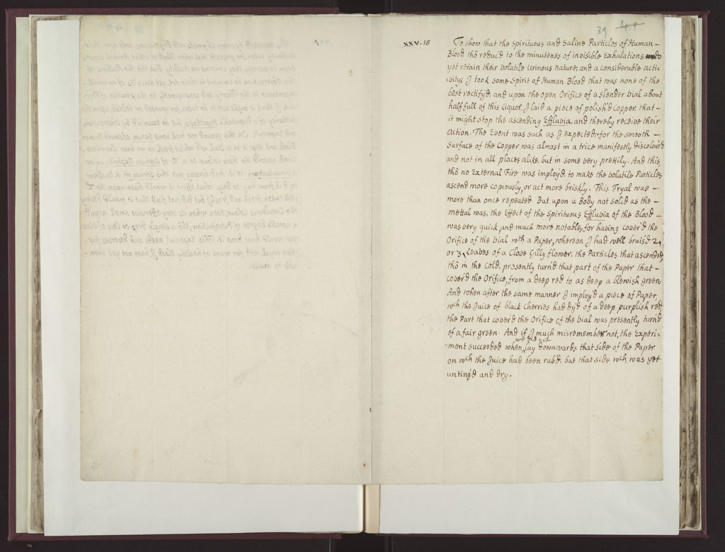 Boyle Papers Volume 18 Fol. 38v-39r