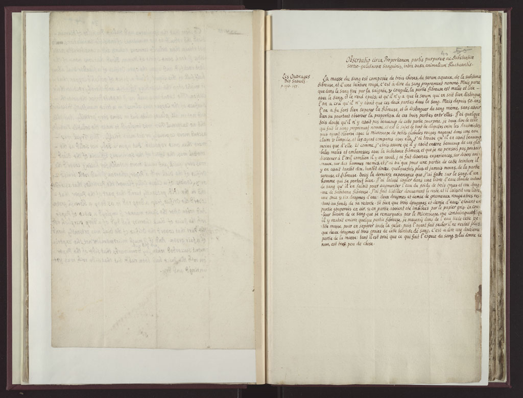 Boyle Papers Volume 18 Fol. 39v-40r