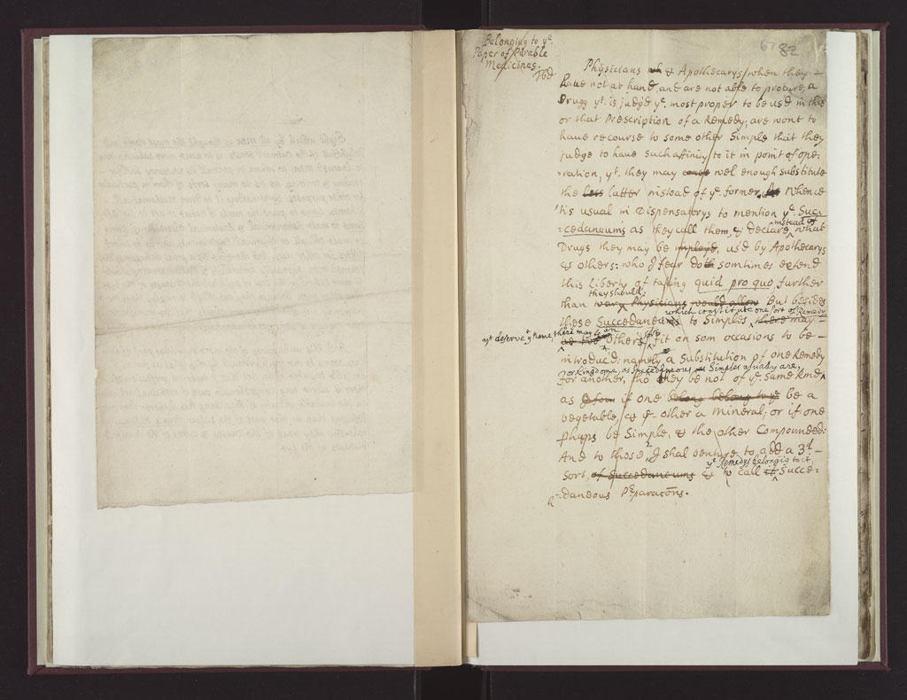 Boyle Papers Volume 18 Fol. 66v-67r