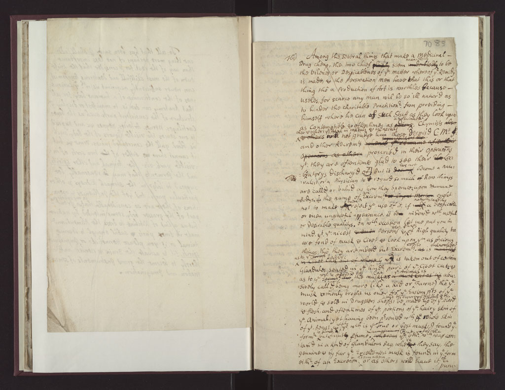 Boyle Papers Volume 18 Fol. 69v-70r