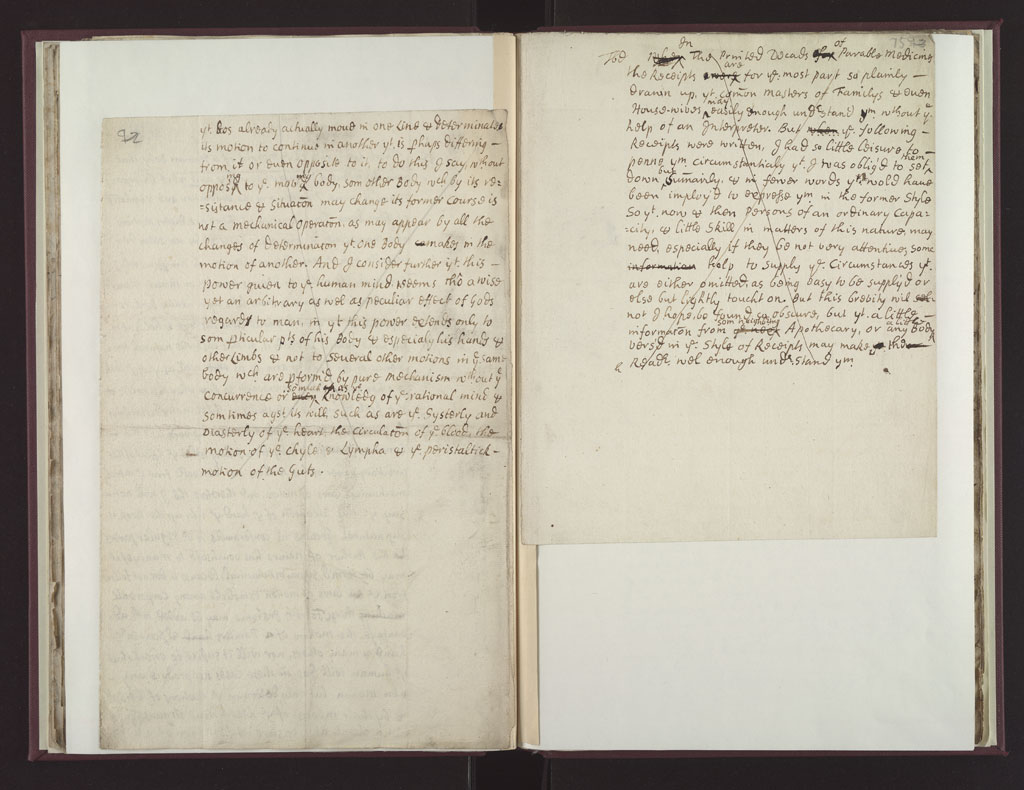 Boyle Papers Volume 18 Fol. 74v-75r