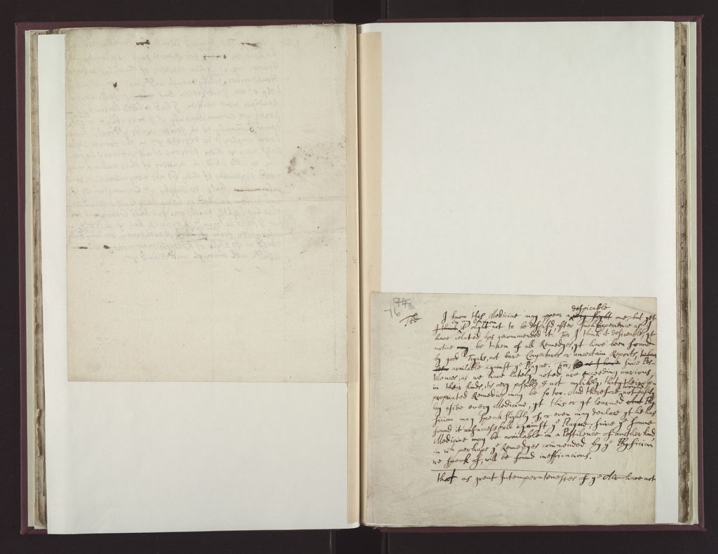 Boyle Papers Volume 18 Fol. 75v-76r