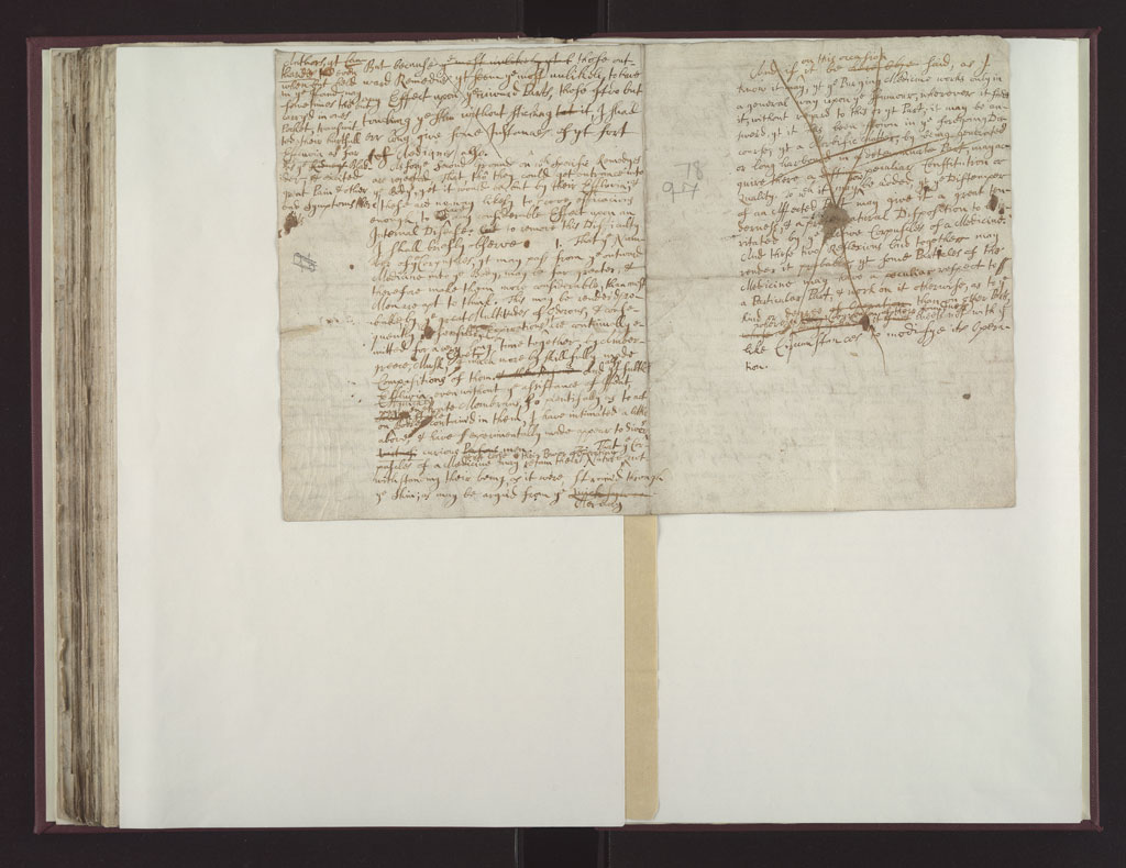 Boyle Papers Volume 18 Fol. 77v-78r