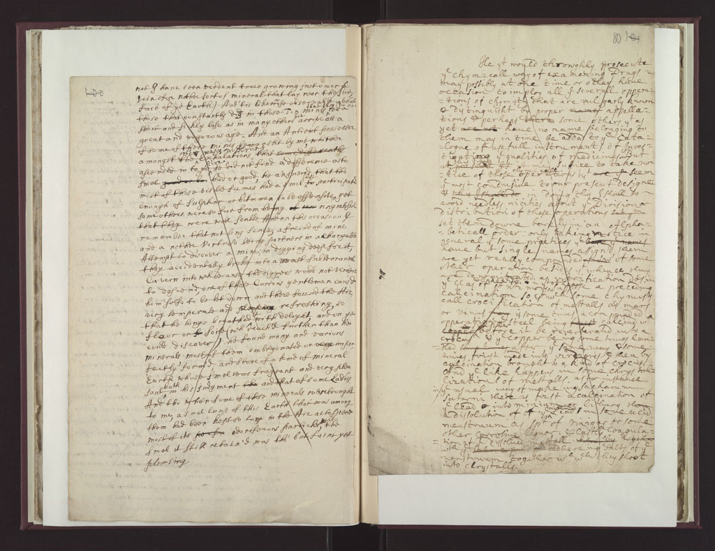 Boyle Papers Volume 18 Fol. 79v-80r