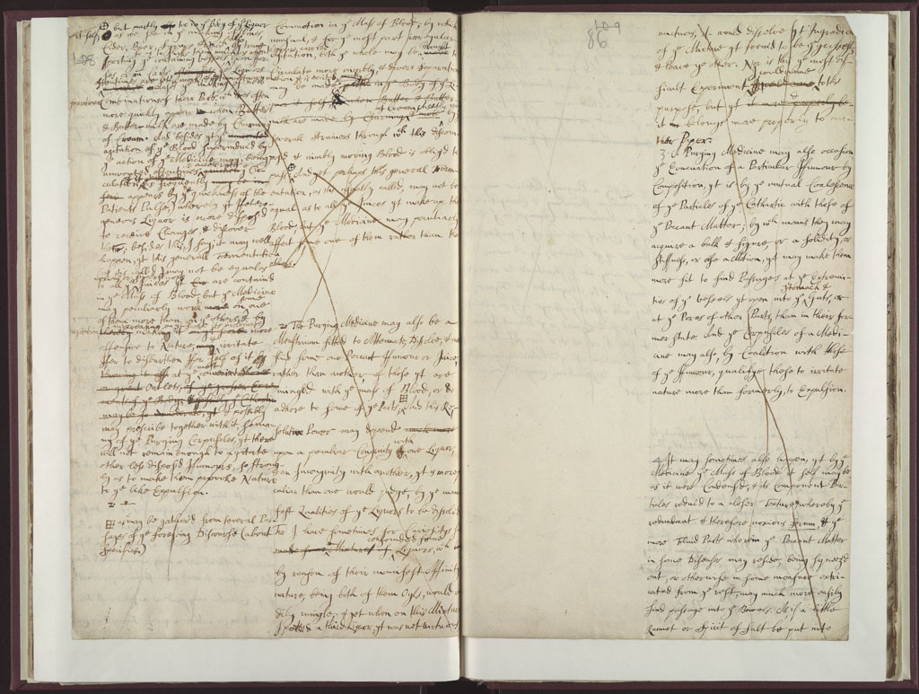 Boyle Papers Volume 18 Fol. 85v-86r