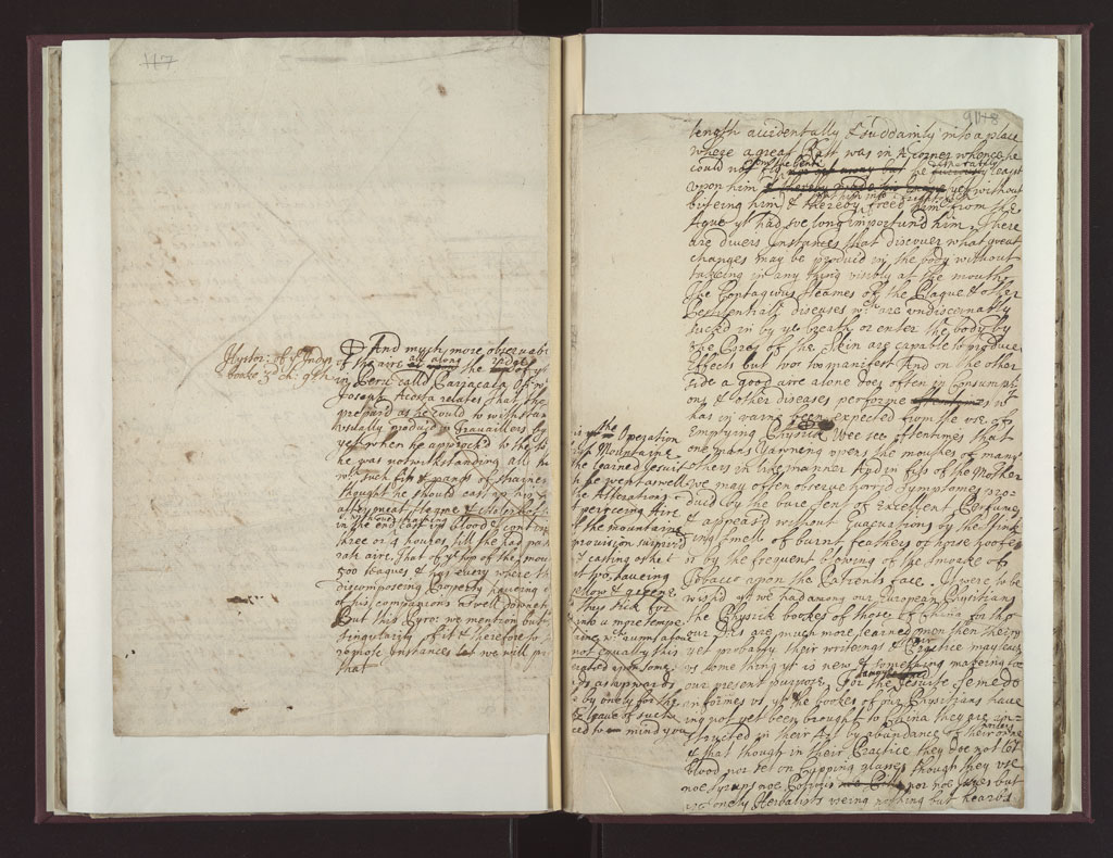 Boyle Papers Volume 18 Fol. 90v-91r