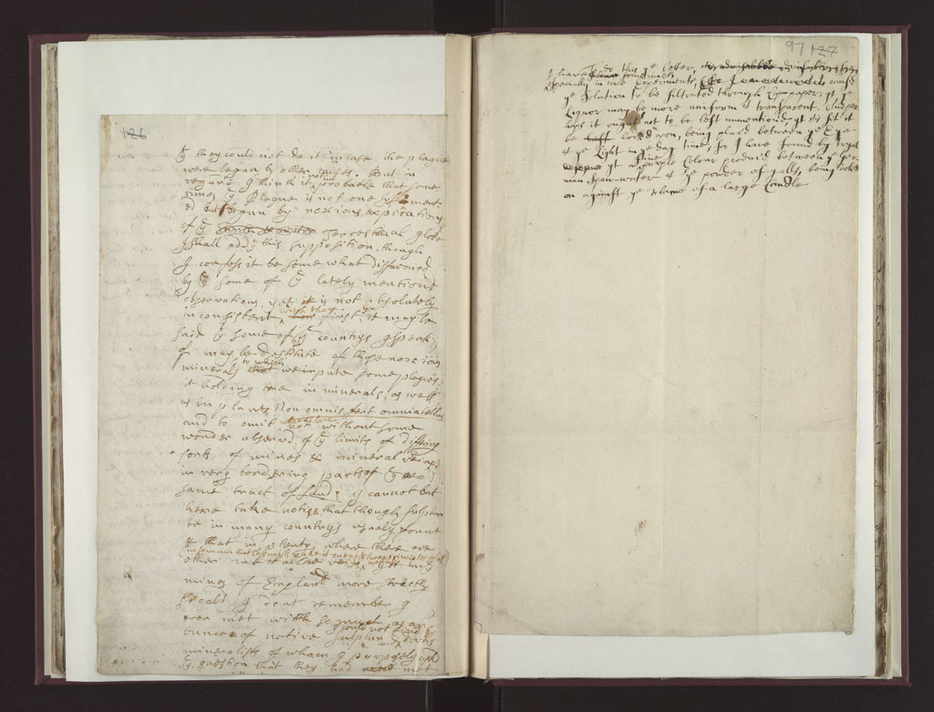 Boyle Papers Volume 18 Fol. 96v-97r