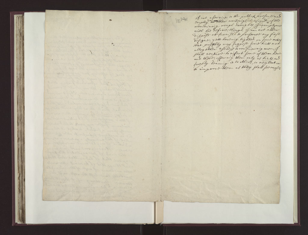 Boyle Papers Volume 18 Fol. 99v-100r