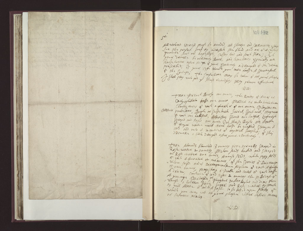 Boyle Papers Volume 18 Fol. 100v-101r