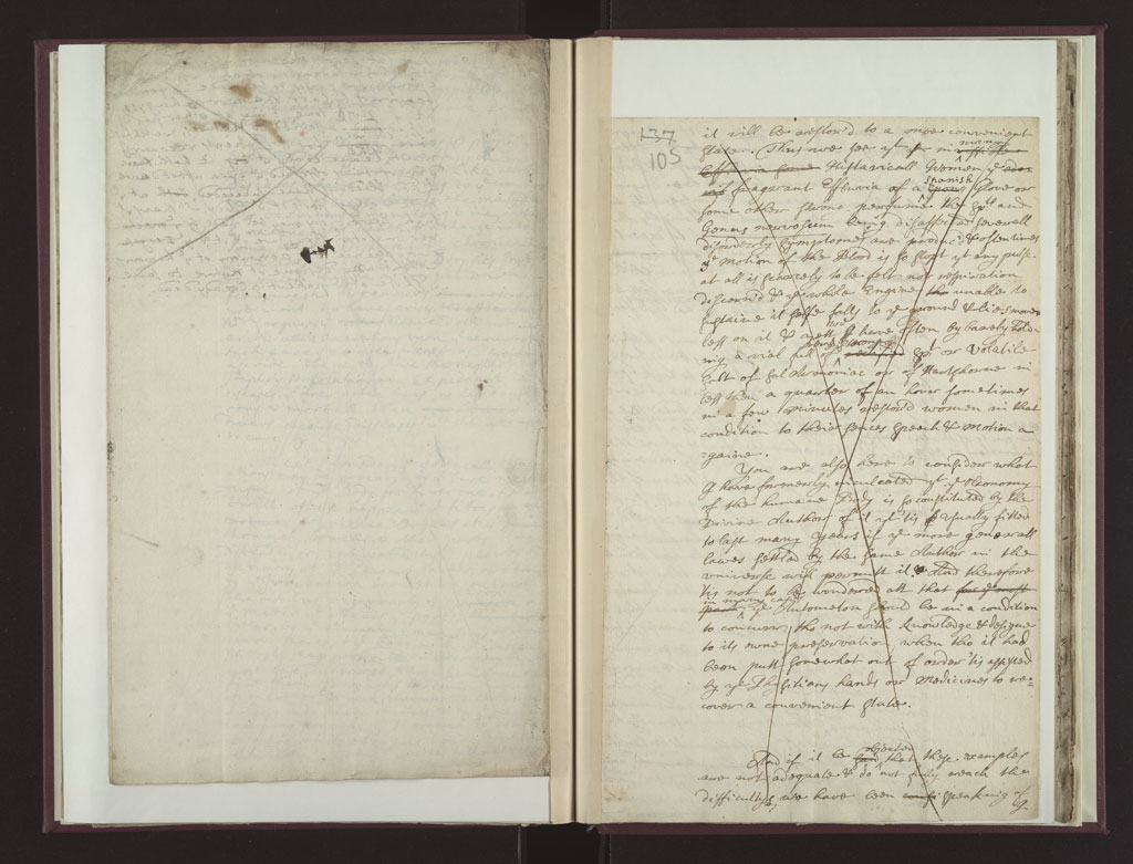 Boyle Papers Volume 18 Fol. 104v-105r