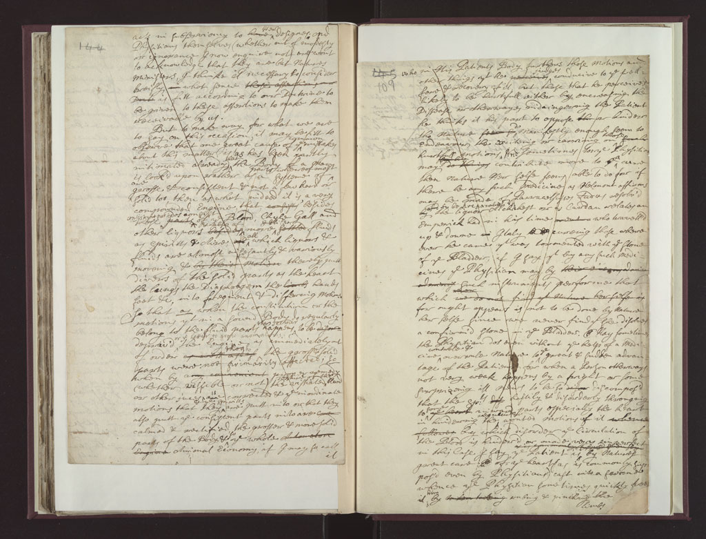 Boyle Papers Volume 18 Fol. 108v-109r