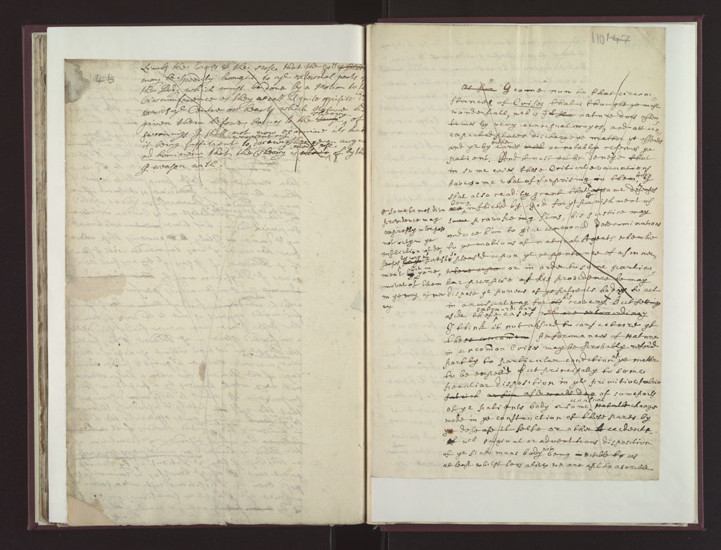 Boyle Papers Volume 18 Fol. 109v-110r