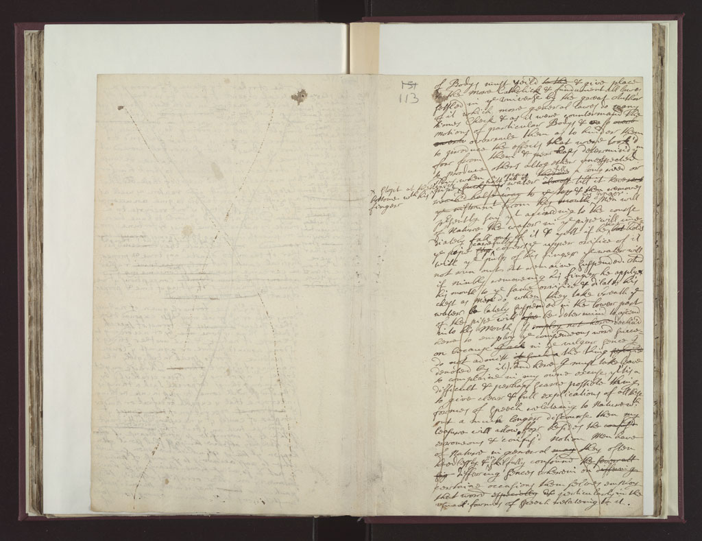 Boyle Papers Volume 18 Fol. 112v-113r