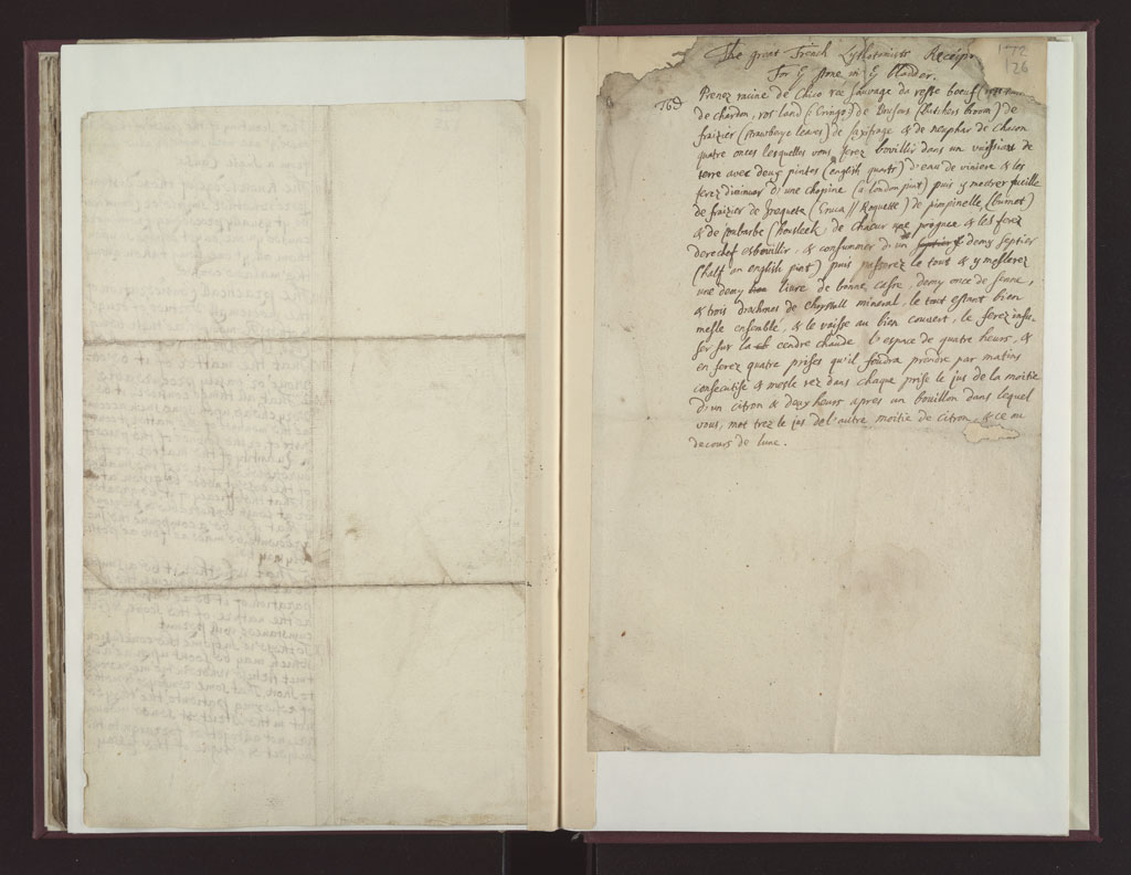 Boyle Papers Volume 18 Fol. 125v-126r