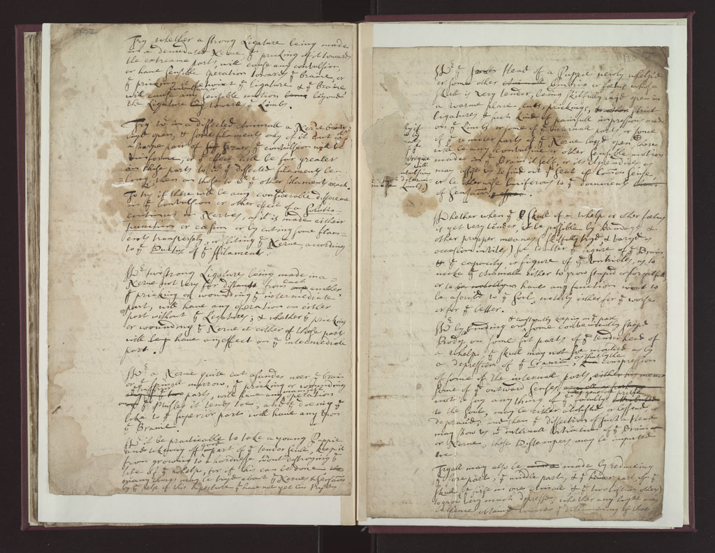 Boyle Papers Volume 18 Fol. 129v-130r