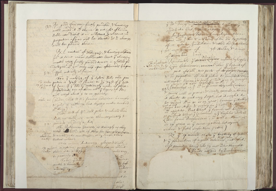 Boyle Papers Volume 25 pp. 92-3