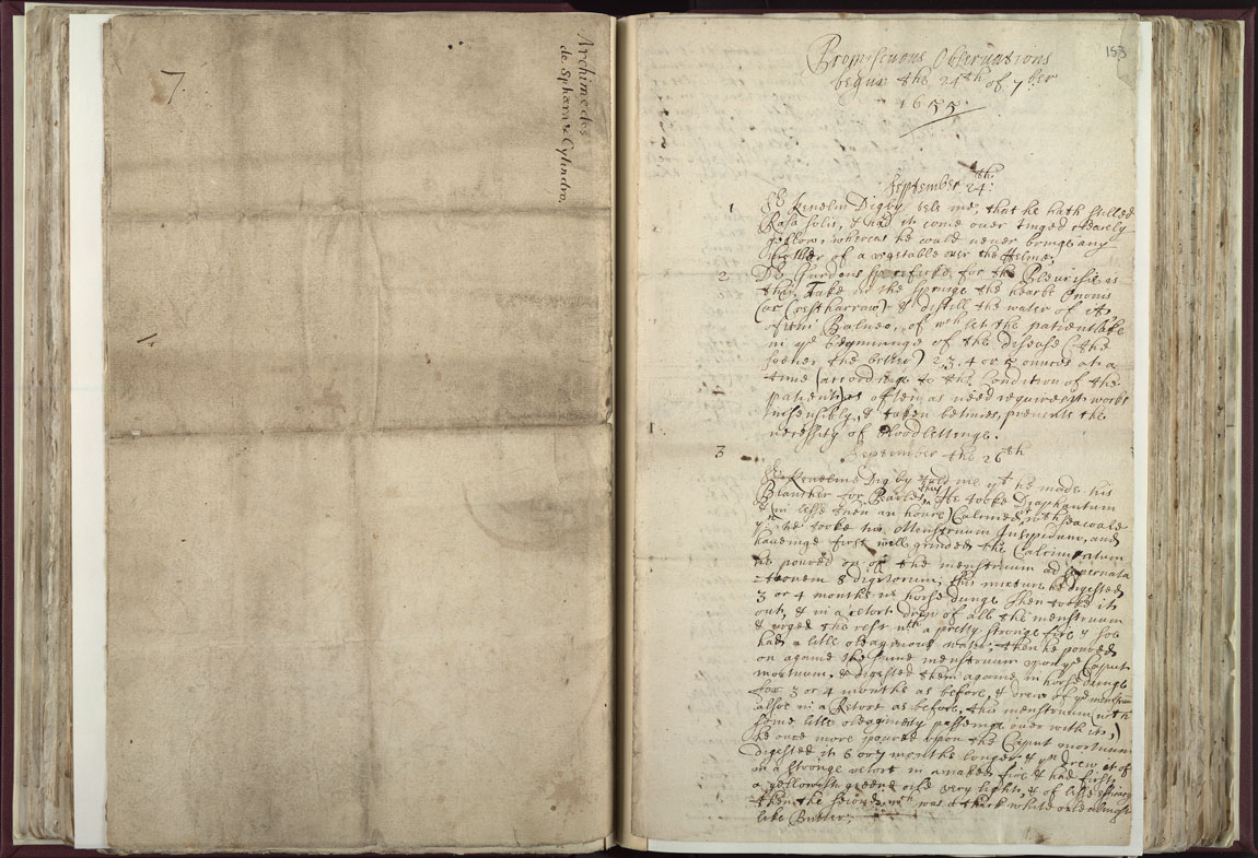 Boyle Papers Volume 25 pp. 152-53