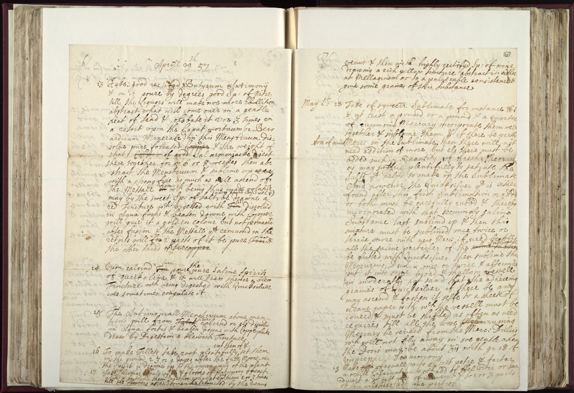 Boyle Papers Volume 25 pp. 166-67