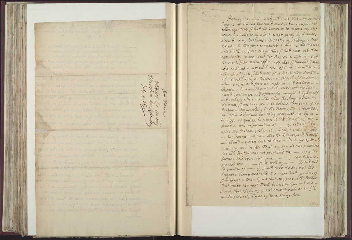 Boyle Papers Volume 25 pp. 282-83