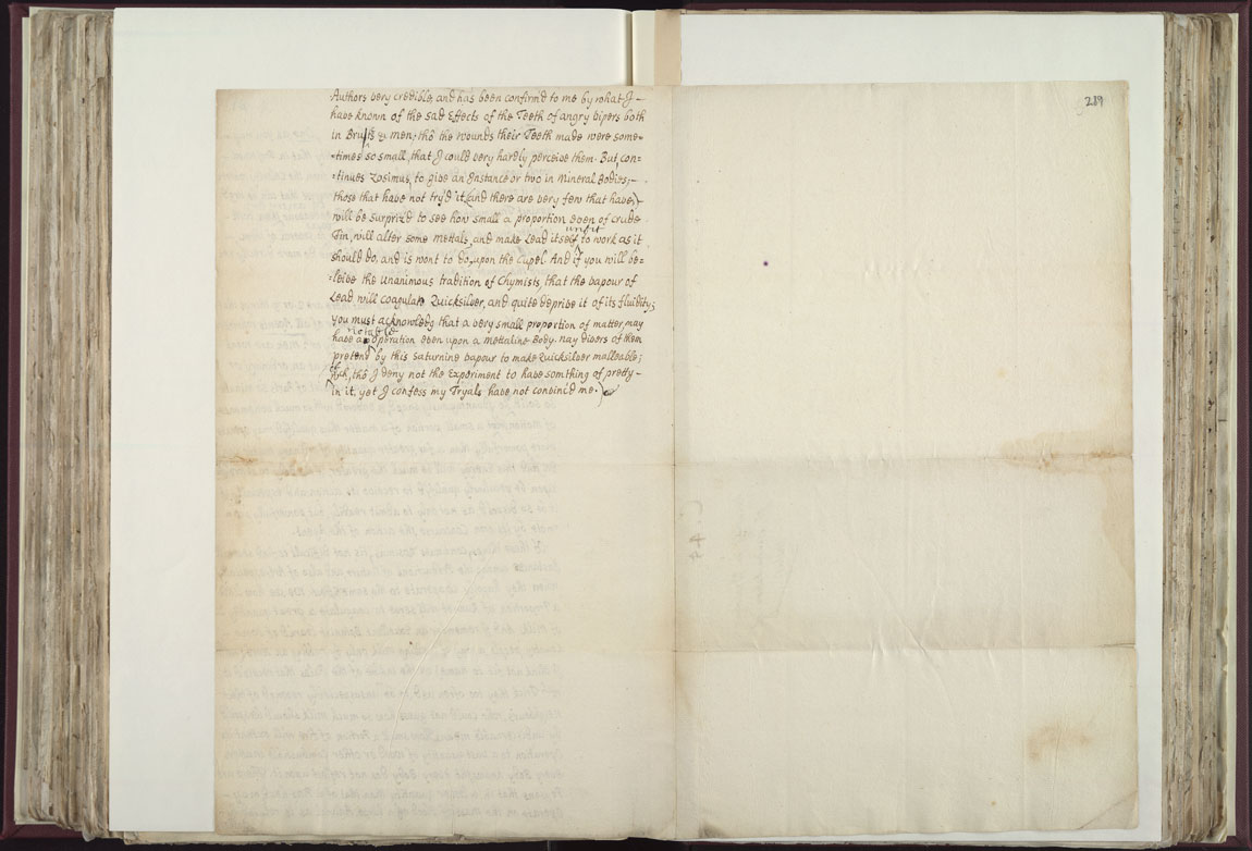 Boyle Papers Volume 25 pp. 288-89