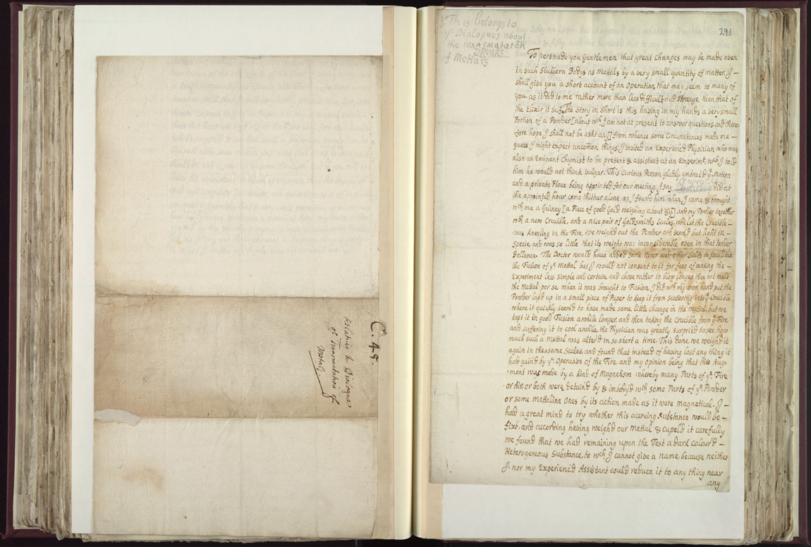 Boyle Papers Volume 25 pp. 290-91