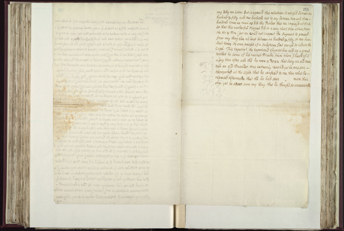 Boyle Papers Volume 25 pp. 292-93