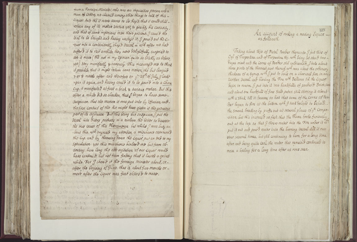 Boyle Papers Volume 25 pp. 324-25