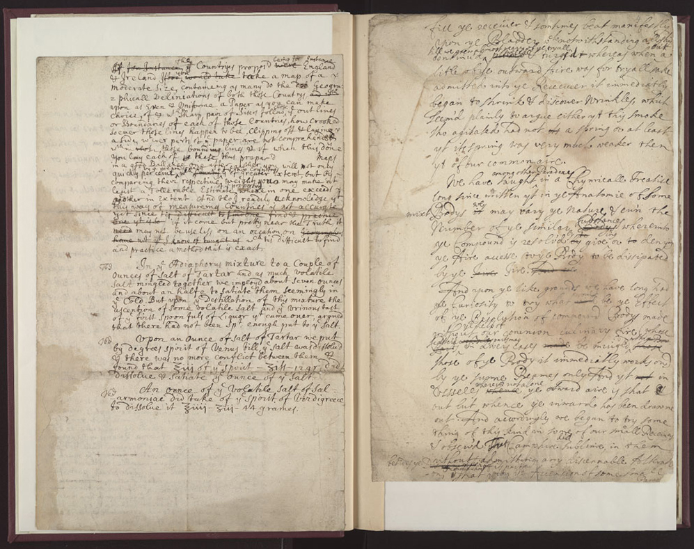 Boyle Papers Volume 26 Fol. 3v-4r