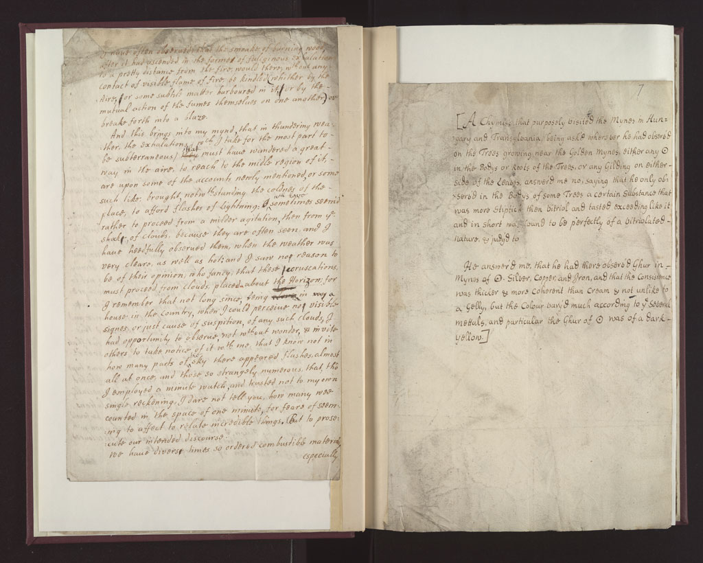 Boyle Papers Volume 26 Fol. 6v-7r