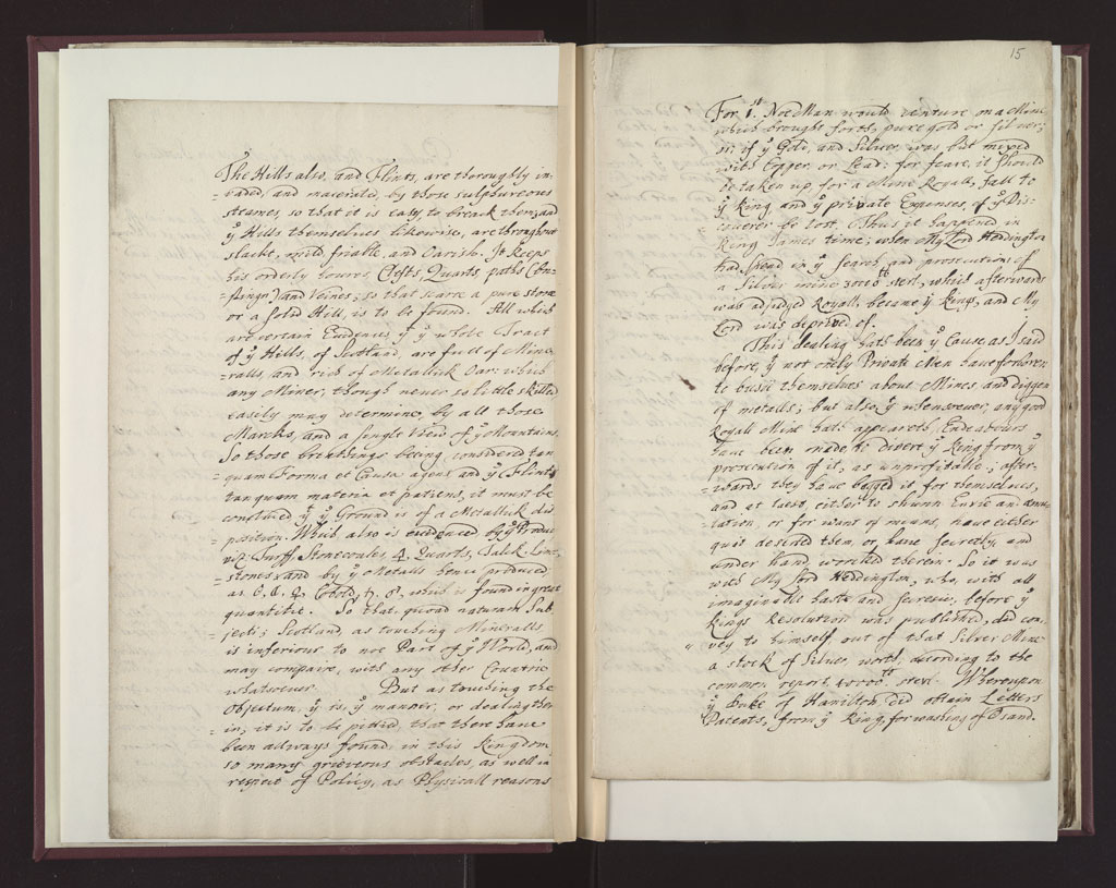 Boyle Papers Volume 26 Fol. 14v-15r