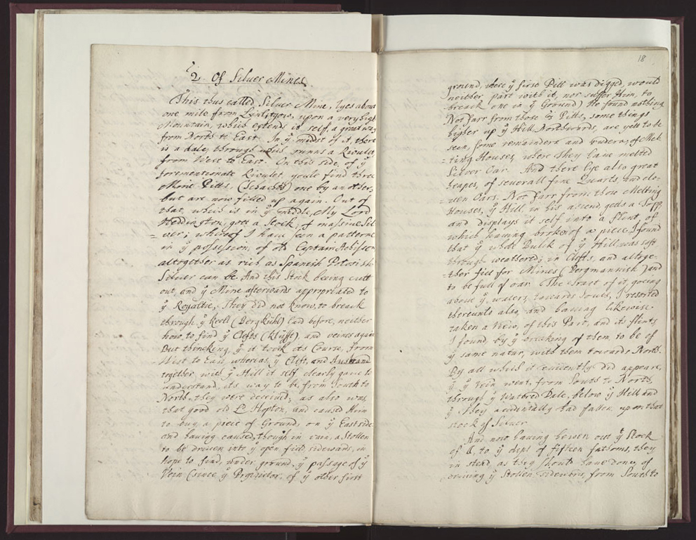 Boyle Papers Volume 26 Fol. 17v-18r