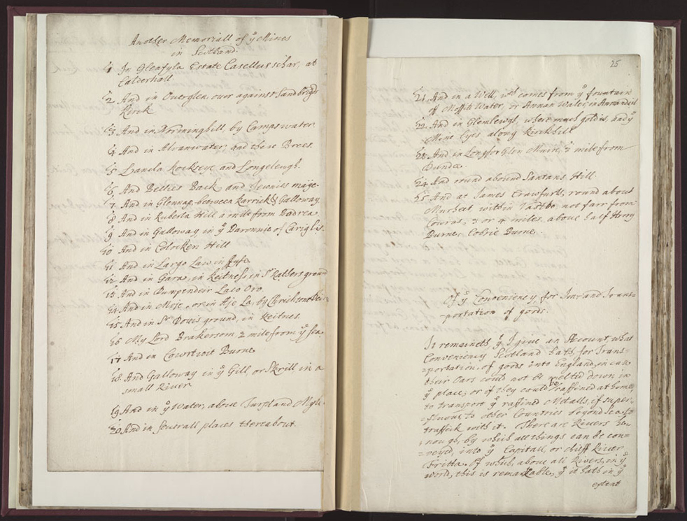 Boyle Papers Volume 26 Fol. 24v-25r