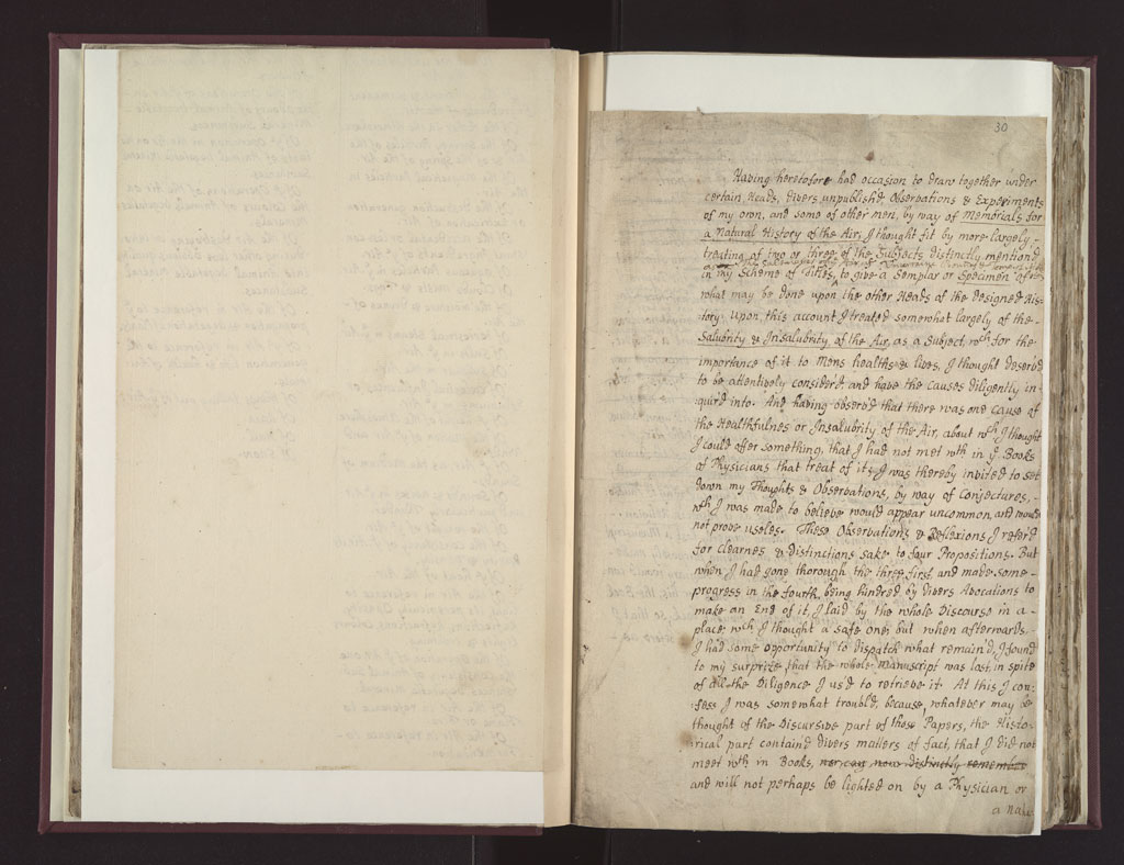 Boyle Papers Volume 26 Fol. 29v-30r