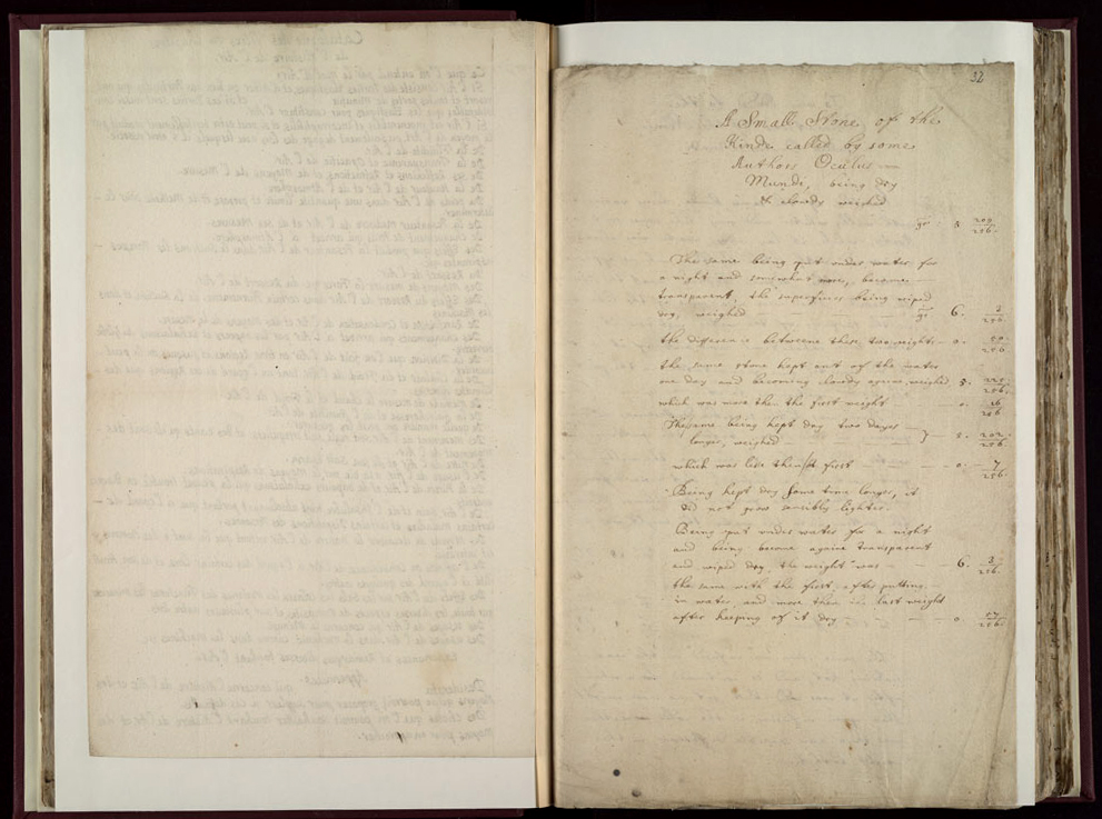 Boyle Papers Volume 26 Fol. 31v-32r