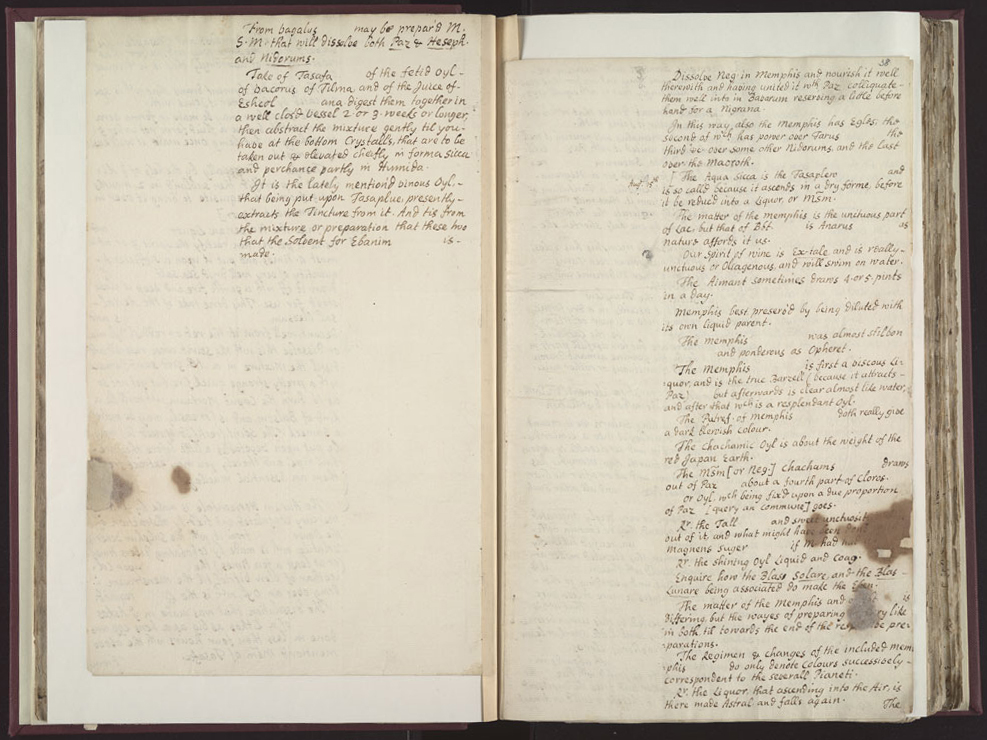 Boyle Papers Volume 26 Fol. 37v-38r