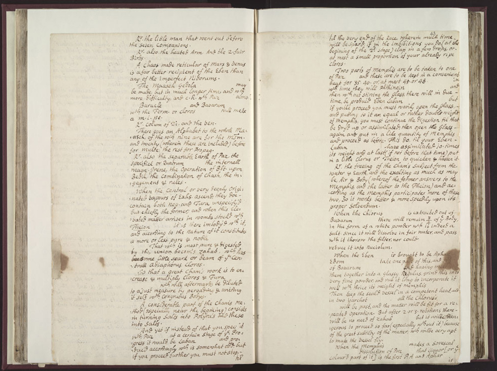 Boyle Papers Volume 26 Fol. 42v-43r