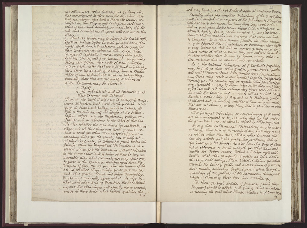 Boyle Papers Volume 26 Fol. 47v-48r