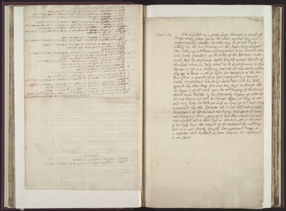 Boyle Papers Volume 26 Fol. 52v-53r