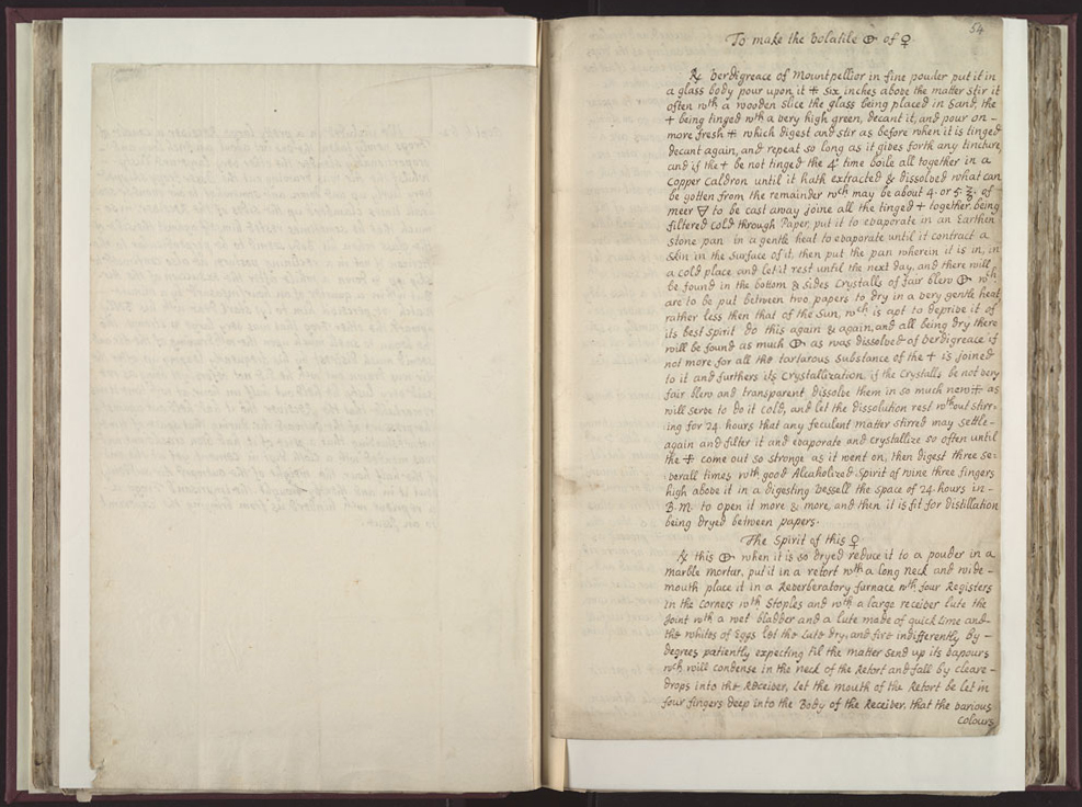 Boyle Papers Volume 26 Fol. 53v-54r