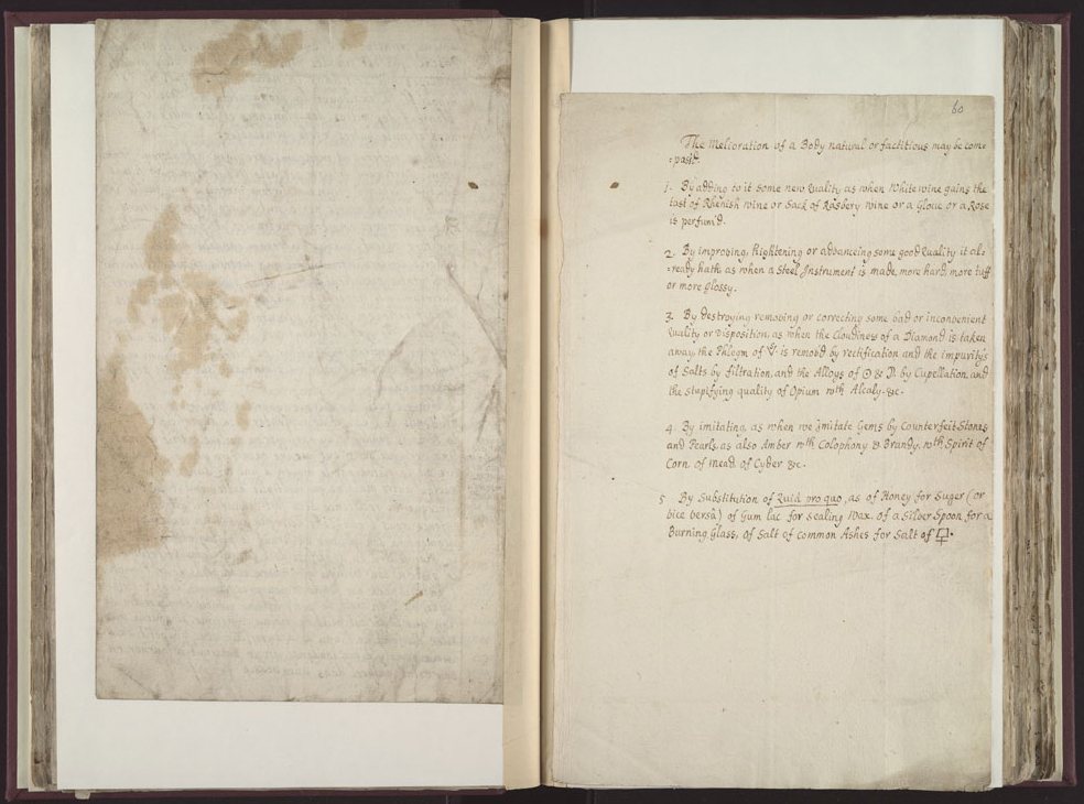 Boyle Papers Volume 26 Fol. 59v-60r