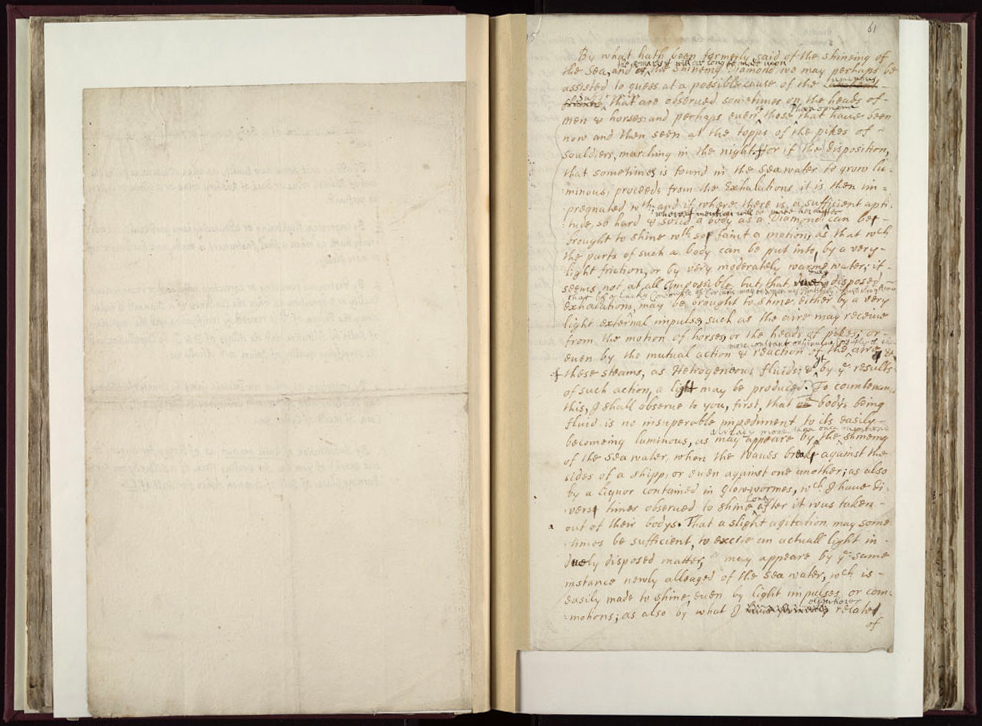 Boyle Papers Volume 26 Fol. 60v-61r