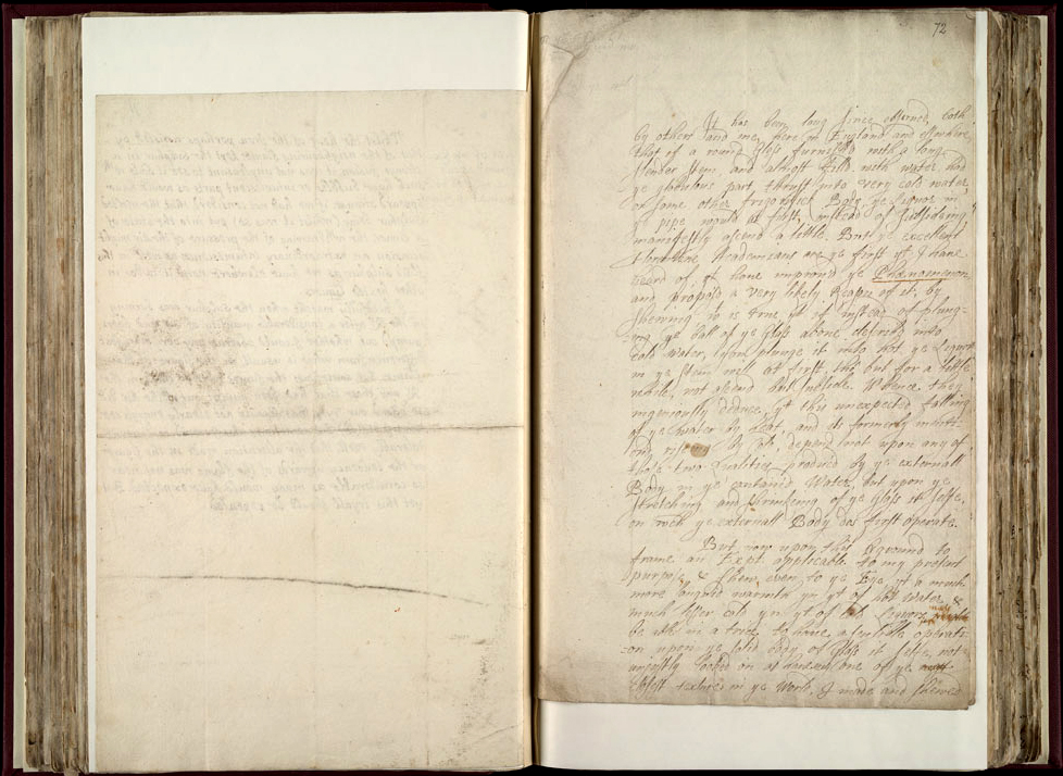 Boyle Papers Volume 26 Fol. 71v-72r