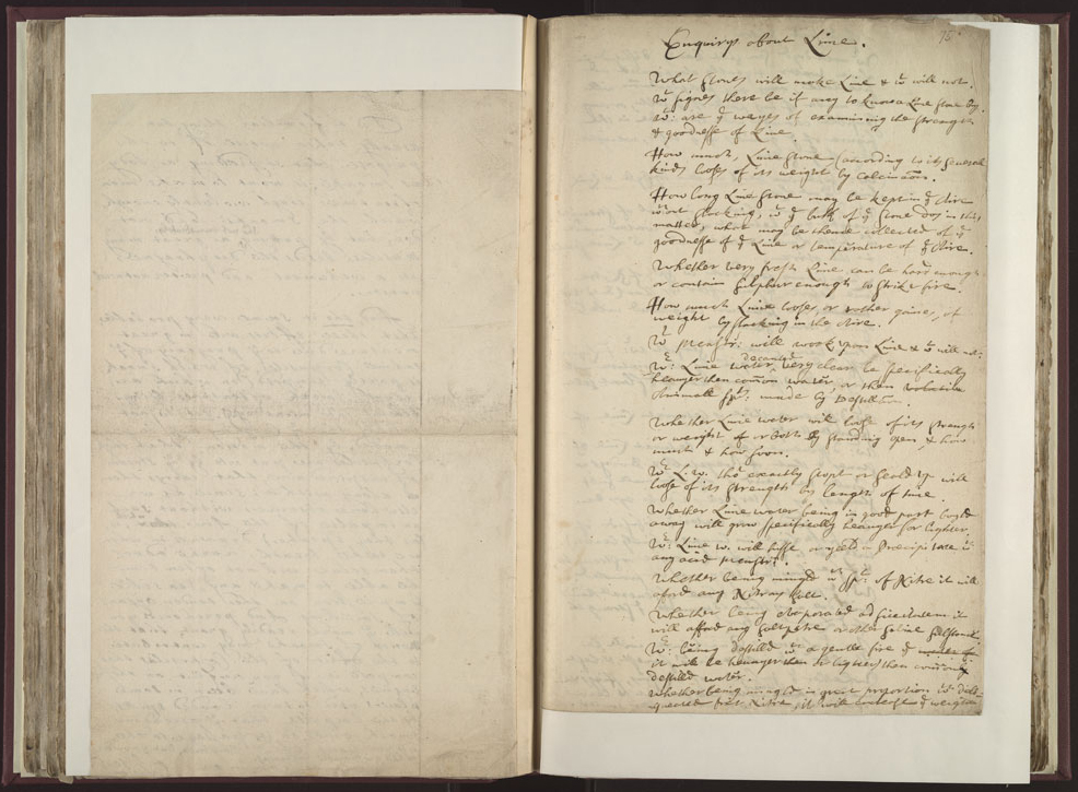 Boyle Papers Volume 26 Fol. 74v-75r