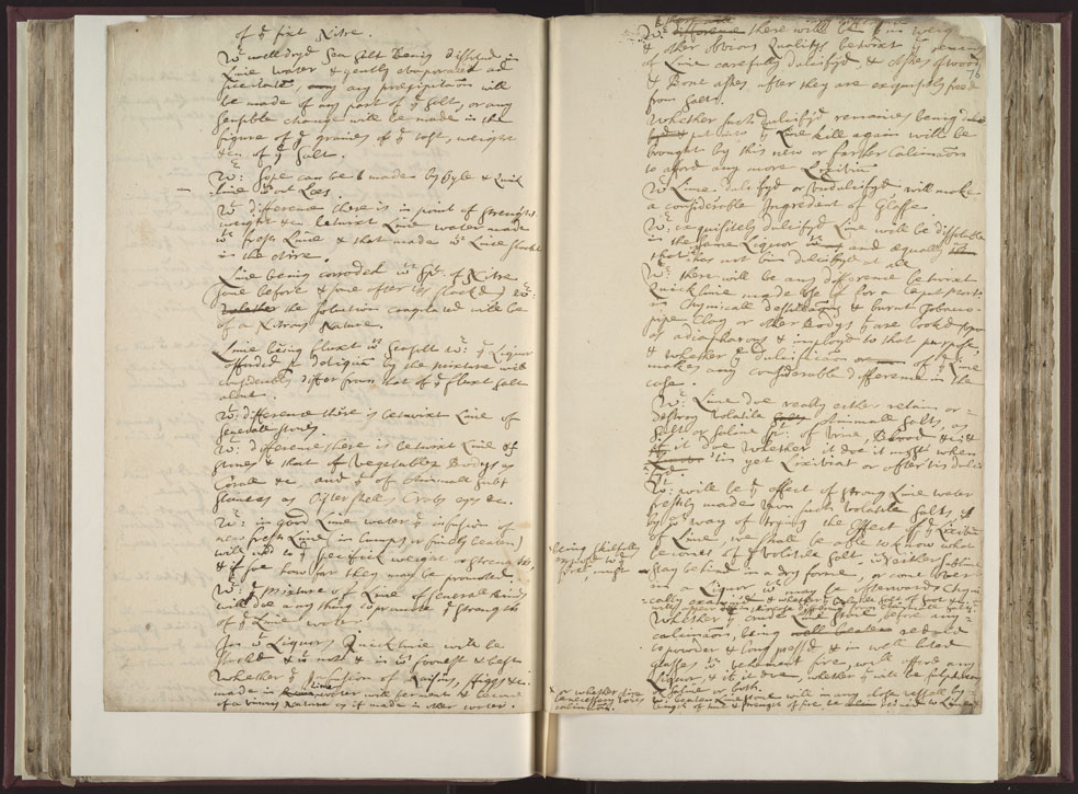 Boyle Papers Volume 26 Fol. 75v-76r