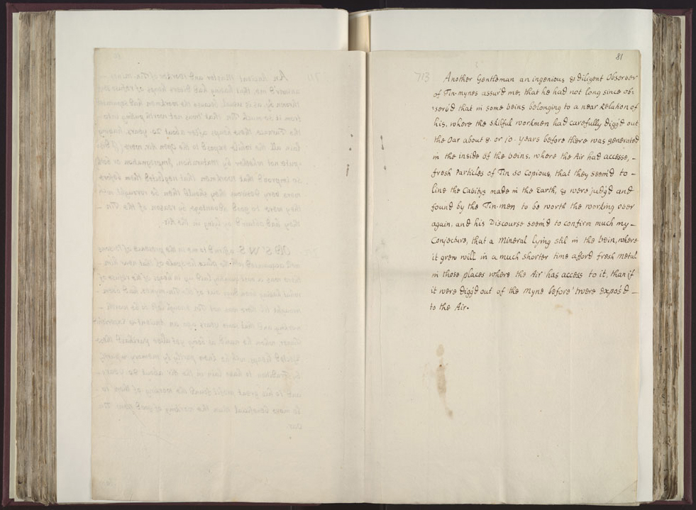 Boyle Papers Volume 26 Fol. 80v-81r