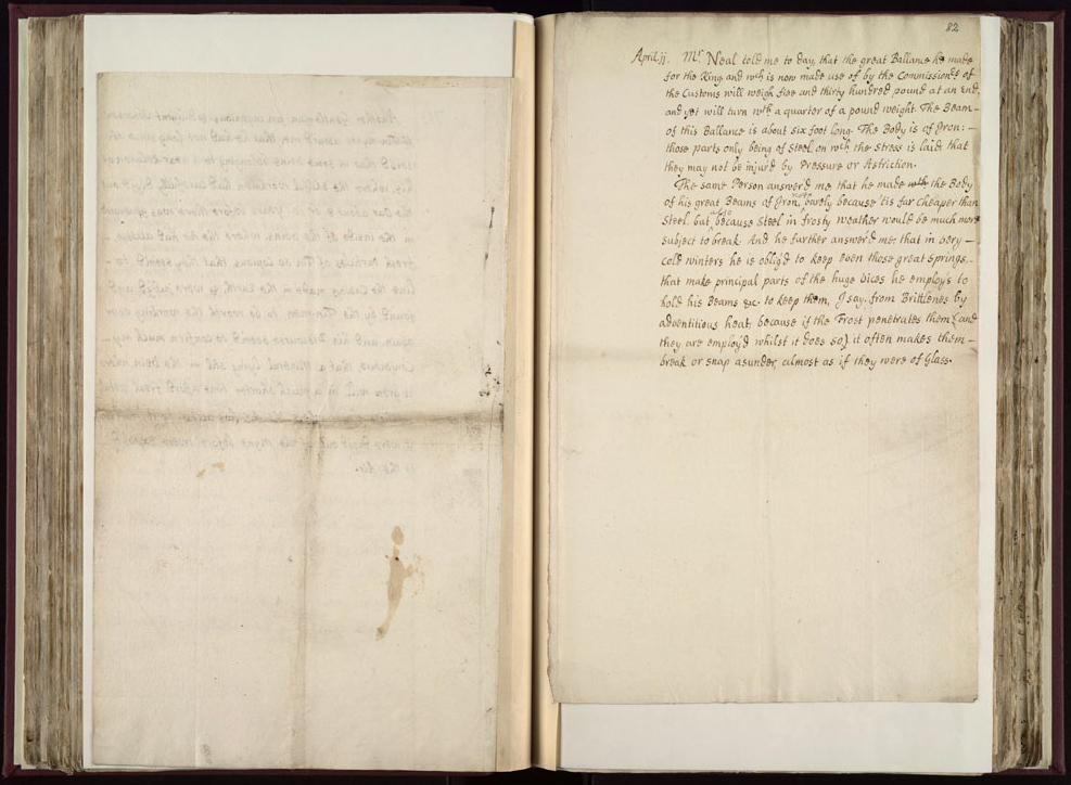 Boyle Papers Volume 26 Fol. 81v-82r