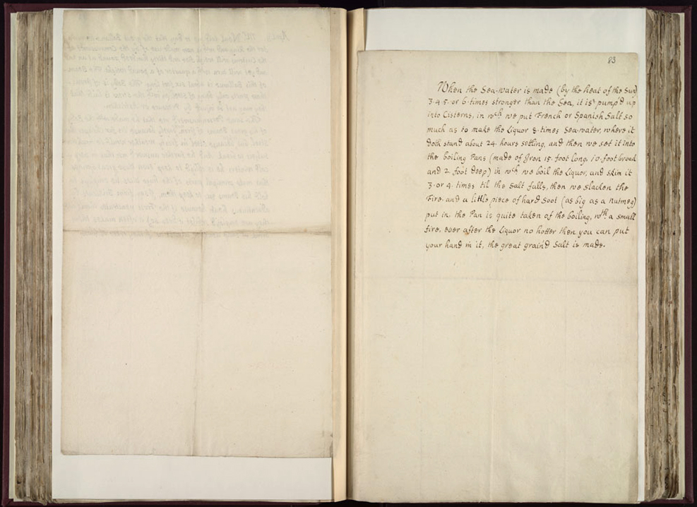 Boyle Papers Volume 26 Fol. 82v-83r